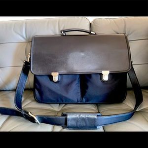 Men’s COACH Leather & Fabric laptop Bag.